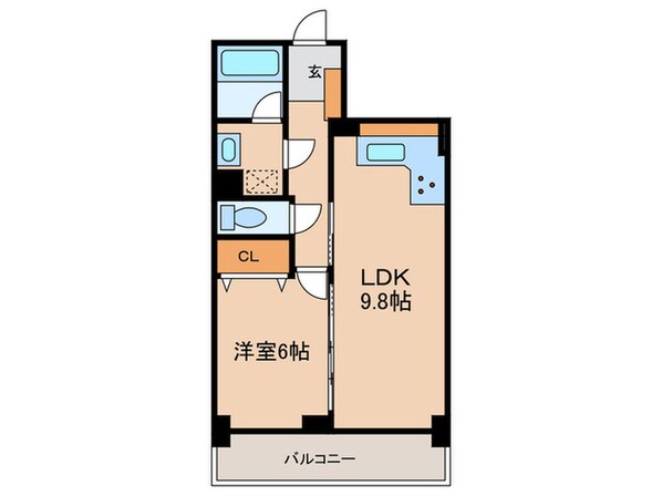 シティコーポ東照(406)の物件間取画像